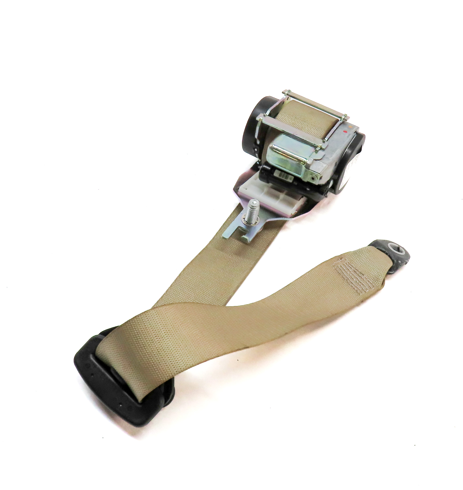 2014 MERCEDES GL450 (X166) REAR LEFT 2nd ROW SEAT SEATBELT RETRACTOR (Beige) — exact item pictured